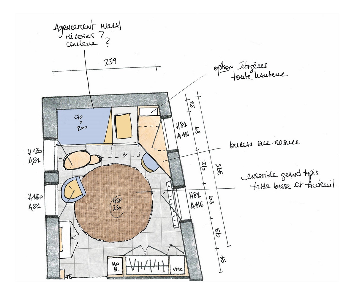 Choisir la taille et l'emplacement d'un tapis enfant dans une chambre –  bleuu-studio